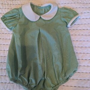 Baby Girl St. Patrick's Day Ready-Adorable Green Remember Nguyen Bubble